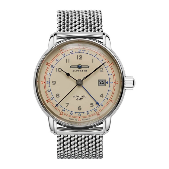 Zeppelin Automatik GMT LZ126 Los Angeles Bedienungsanleitung