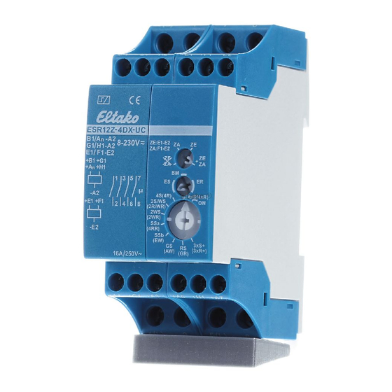 Eltako electronics ESR12Z-4DX-UC Handbuch