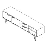 CONFORAMA SEB TV STAND 200 Montageanleitung