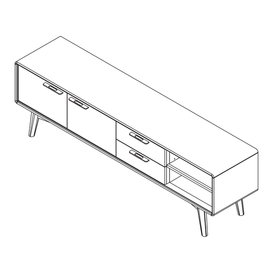 CONFORAMA SEB TV STAND 200 Montageanleitung