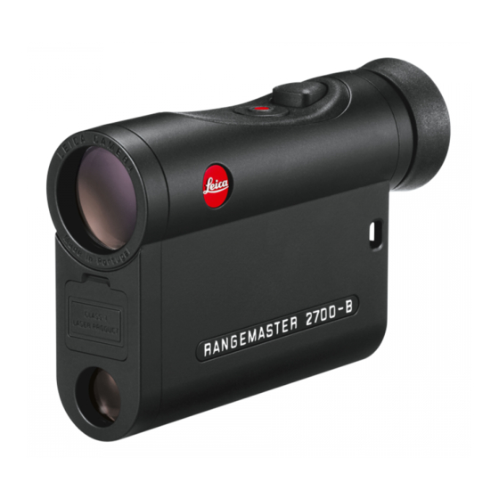 Leica RANGEMASTER 2700-B Anleitung