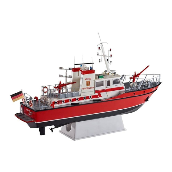 ROBBE Feuerlöschboot FLB-1 Bau- Und Betriebsanleitung