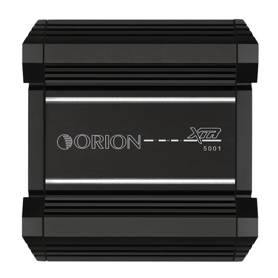 Orion XTR5001 Bedienungsanleitung