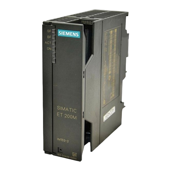 Siemens SIMATIC ET 200M Handbuch