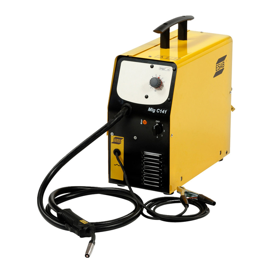 ESAB Origo Mig C141 Betriebsanweisung
