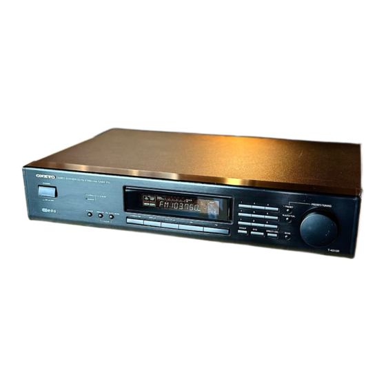 Onkyo T-4310R Bedienungsanleitung