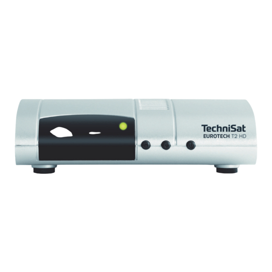TechniSat EUROTECH T2 HD Bedienungsanleitung