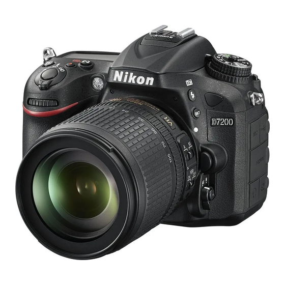 Nikon D7200 Handbücher