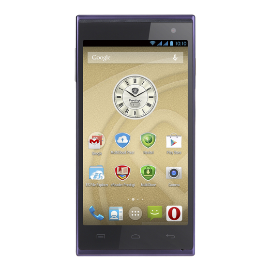 Prestigio MultiPhone 5455 DUO Schnellstartanleitung