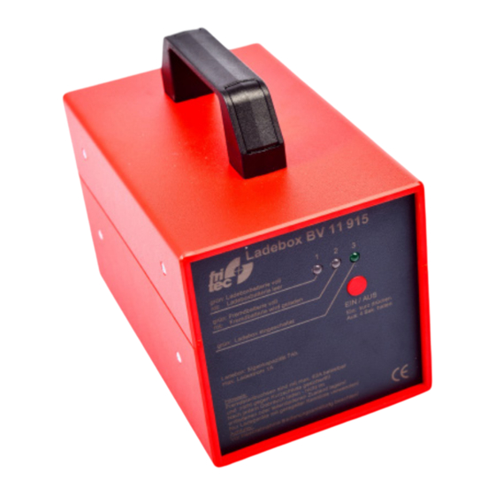 Fritec Ladebox BV11915 Bedienungsanleitung