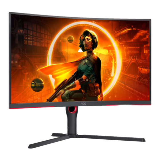 AOC CQ32G3SU Bedienungsanleitung