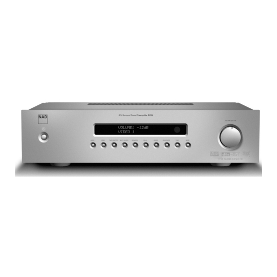 NAD S170i Bedienungsanleitung