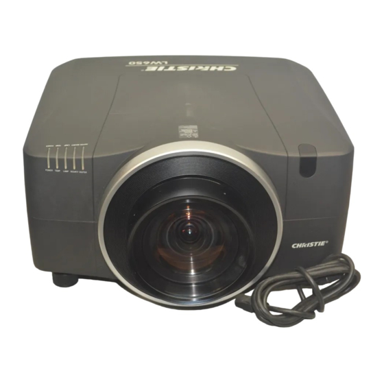 Christie LX750 Bedienungsanleitung
