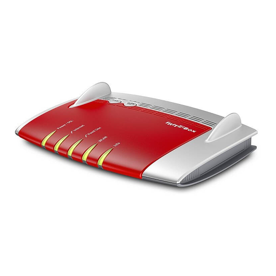 AVM FRITZ!Box 7490 Installationshandbuch Und Benutzerhandbuch
