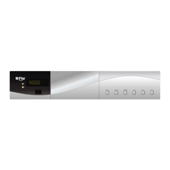 FTE Maximal MAX IP90 Bedienungsanleitung