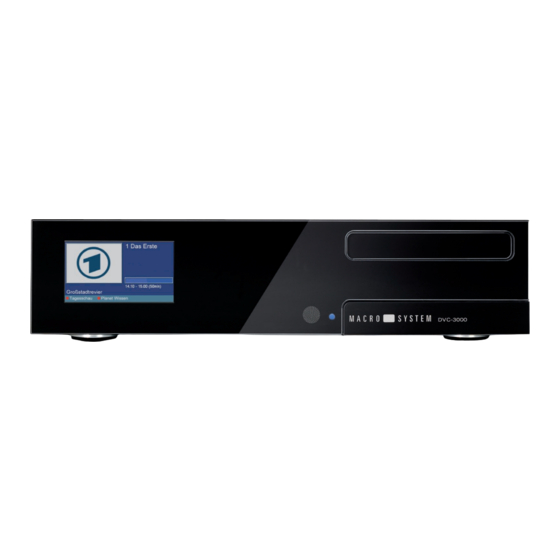 MacroSystem Digital Video DVC3000 Bedienungsanleitung