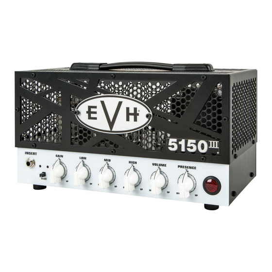 Evh 5150 III Bedienungshandbuch