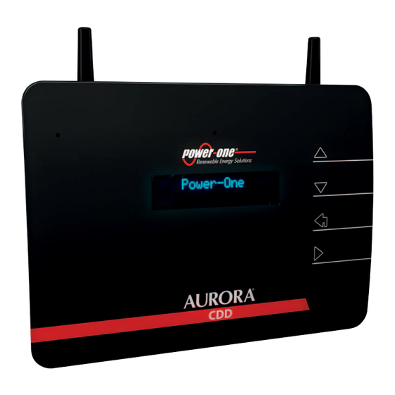 Power One Aurora CDD Bedienungsanleitung