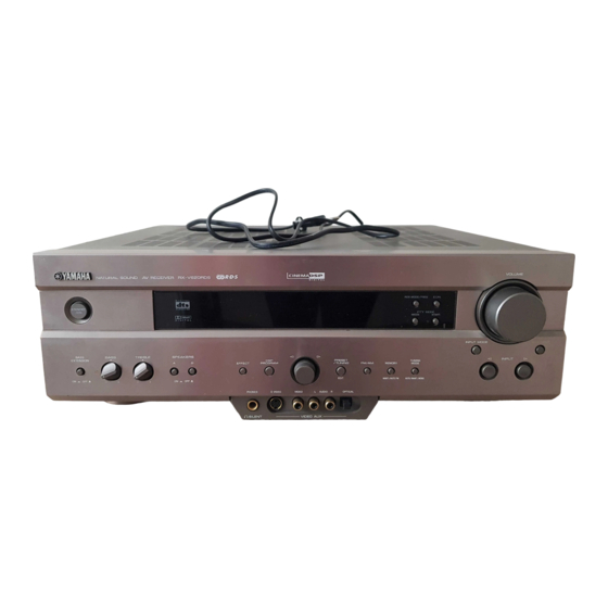Yamaha RX-V620RDS Bedienungsanleitung