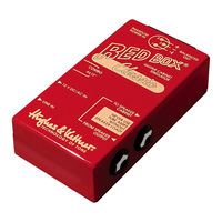 Hughes & Kettner Red Box Classic Bedienungshinweise