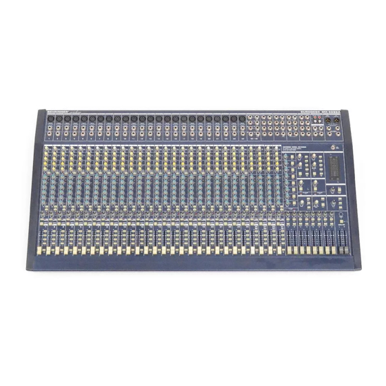 Behringer EURODESK MX3282A Bedienungsanleitung