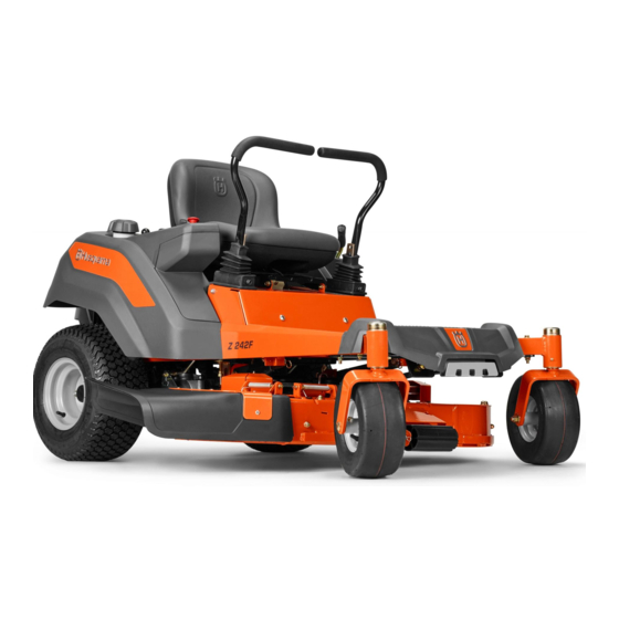 Husqvarna Z 242F Bedienungsanleitung