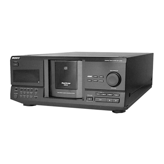 Sony CDP-CX240 Bedienungsanleitung