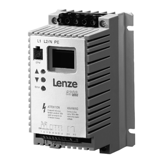 Lenze 8200 smd Anleitung