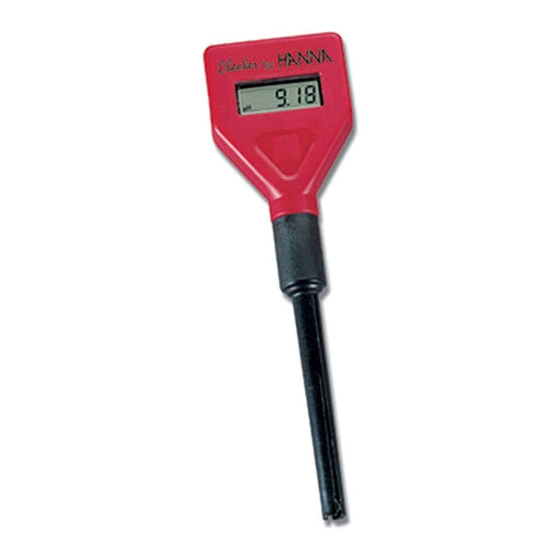 Hanna Instruments Checktemp Bedienungsanleitung