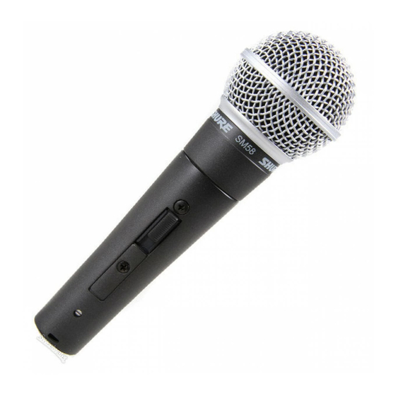 Shure BLX Installationsanleitung