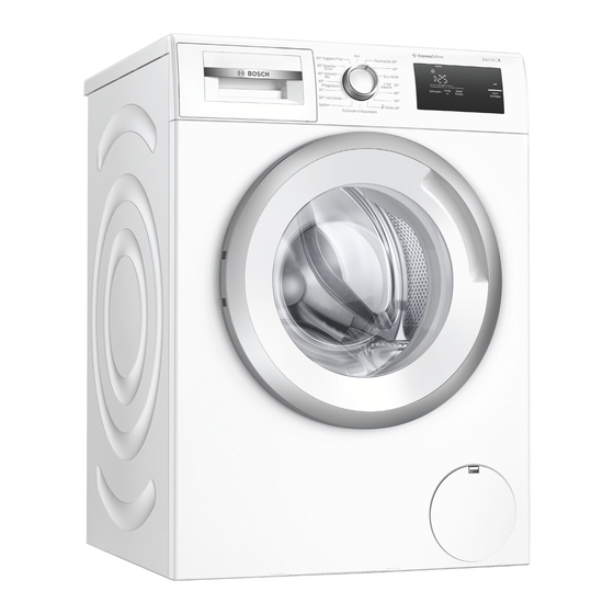 Bosch WAN280H3 Gebrauchs- Und Montageanleitung
