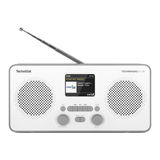 TechniSat TECHNIRADIO 6 S IR Bedienungsanleitung