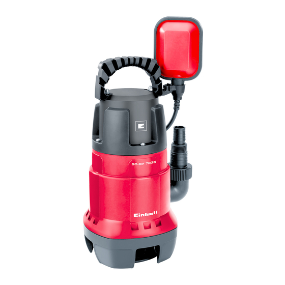 EINHELL GC-DP 7835 Originalbetriebsanleitung