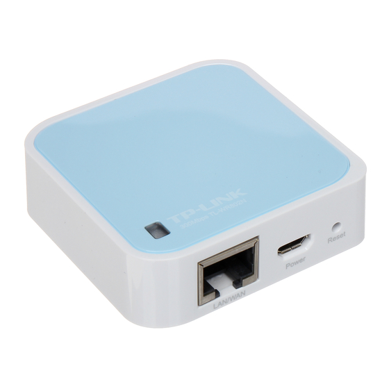 TP-Link TL-WR802N Schnellinstallationsanleitung