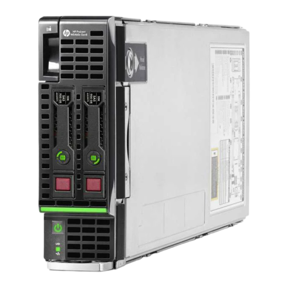 HP ProLiant WS460c Gen 8 Benutzerhandbuch