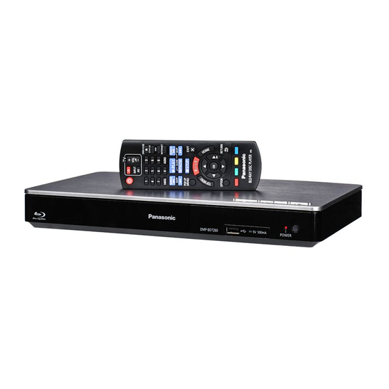 Panasonic DMP-BDT260 Bedienungsanleitung