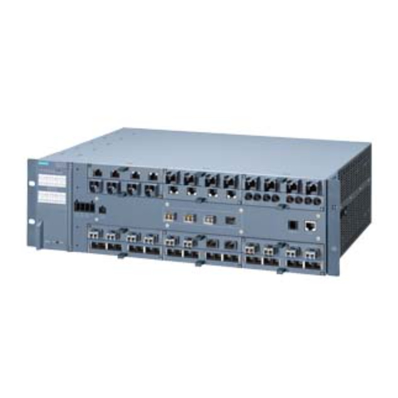 Siemens SIMATIC NET SCALANCE XR-500 Betriebsanleitung