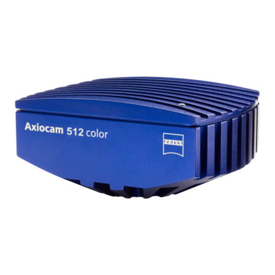 Zeiss Axiocam 512 color Benutzerhandbuch