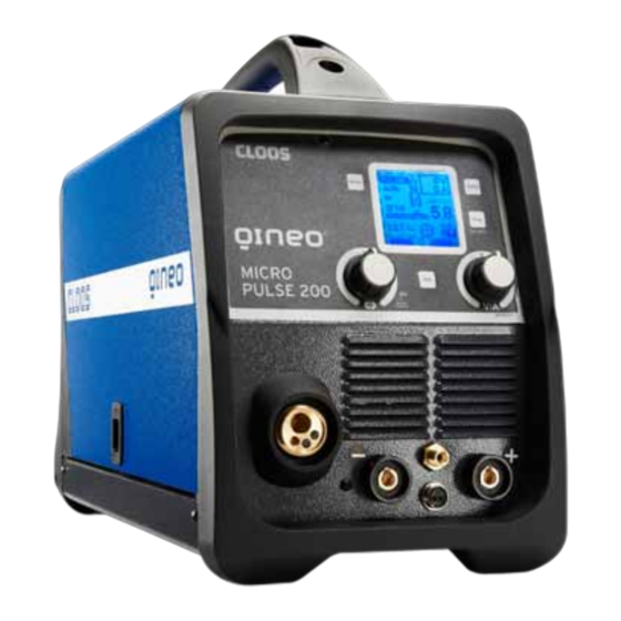 Cloos QINEO MICRO PULSE 200 Bedienungsanleitung