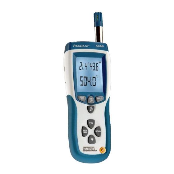 PeakTech 5040 Bedienungsanleitung