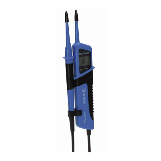 METREL MD 1150 LCD Handbücher