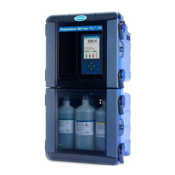 Hach Polymetron 9611sc PO4
3– Installation