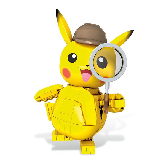 Mega Construx Pokemon Detective Pikachu Bedienungsanleitung