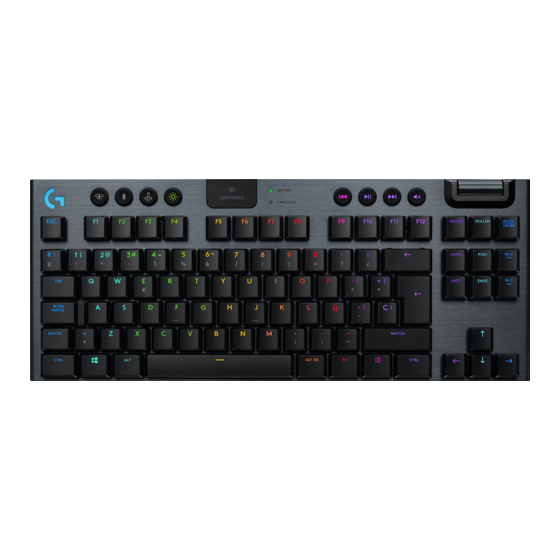 Logitech LIGHTSPEED G915 TKL Bedienungsanleitung
