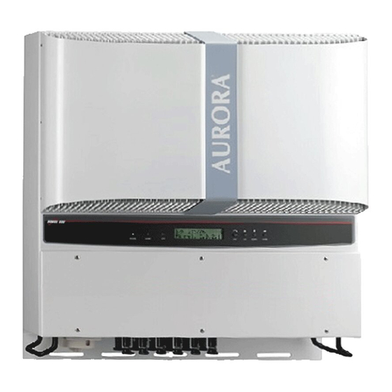 Power One AURORA PVI-10.0-I-OUTD-400 Installations- Und Bedienungshandbuch