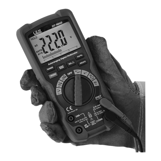 reichelt elektronik DT-9660 Bedienungsanleitung