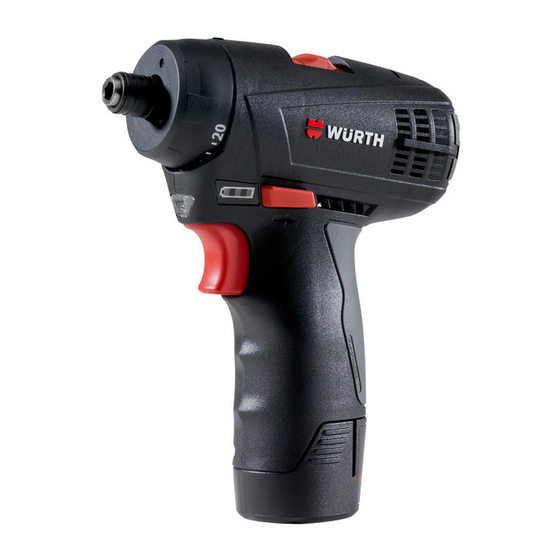 Würth S 12-A Originalbetriebsanleitung