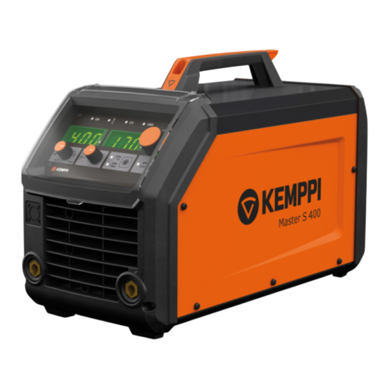 Kemppi Master S 400 Kurzanleitung