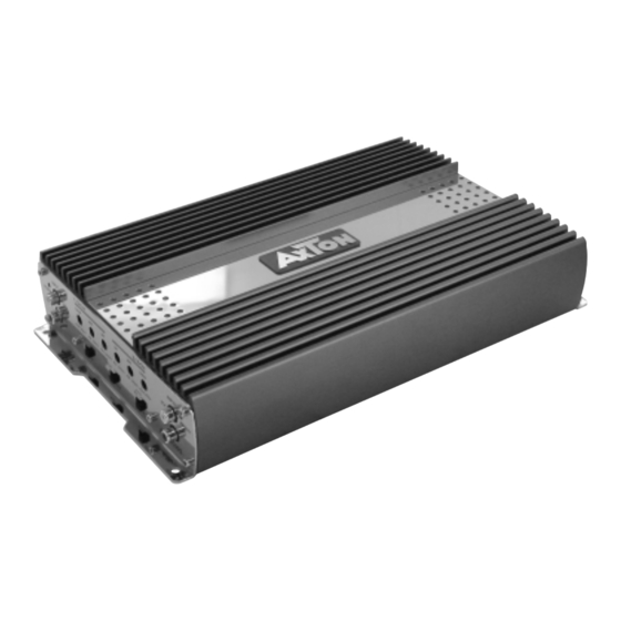 AXTON C402 Bedienungsanleitung