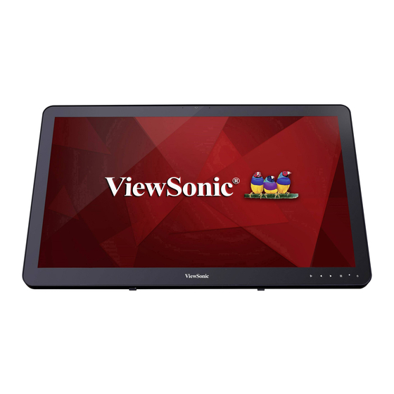 ViewSonic TD2430 Bedienungsanleitung